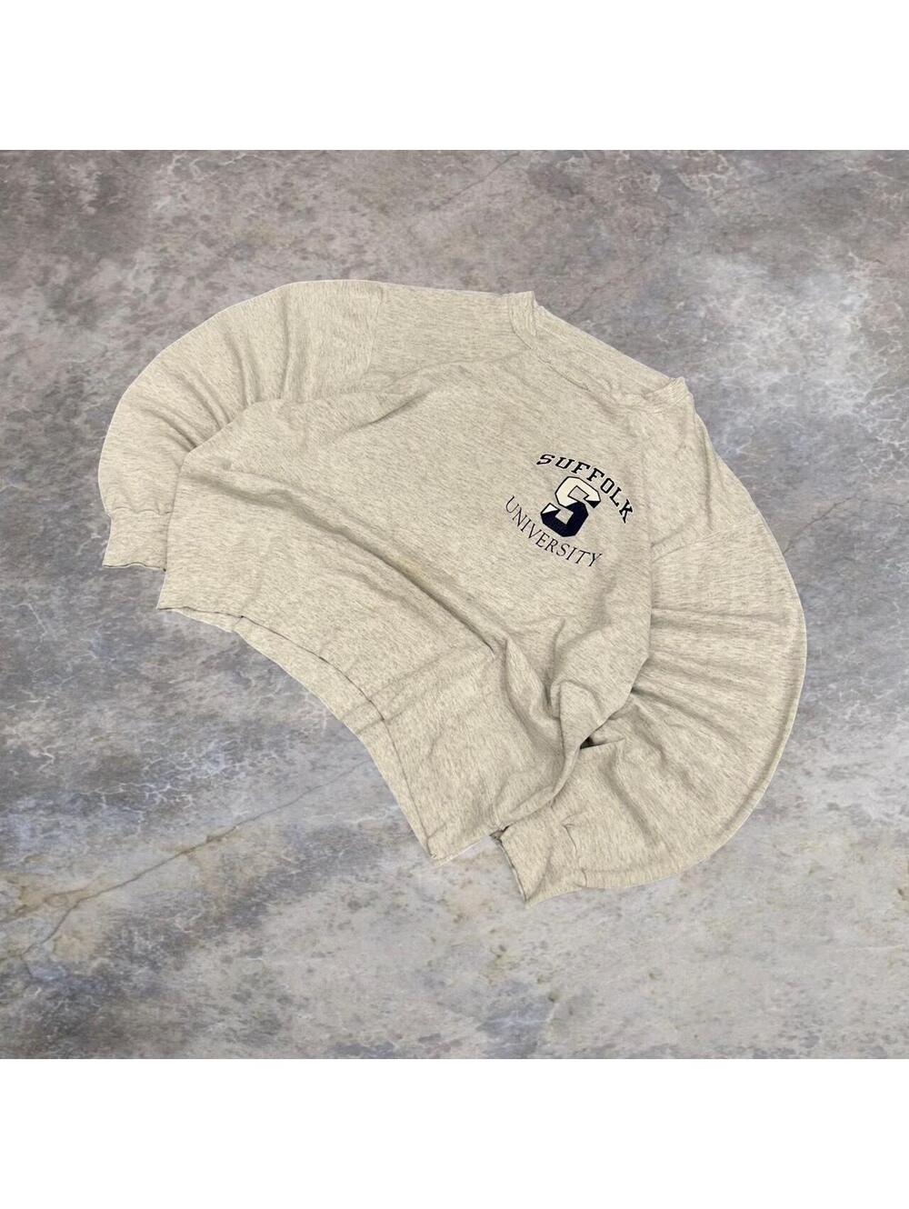 Grey vintage crew neck sweatshirt
